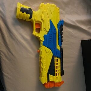 Nerf Yellow and Blue Action Blaster